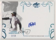 2016 Leaf Trinity Signatures Blue Spectrum 2/10 Lazaro Armenteros Auto 0b67