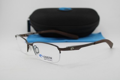 NEW COSTA DEL MAR 06S5004 50040152 BRO 120 BROWN AUTHENTIC EYEGLASSES 52-17