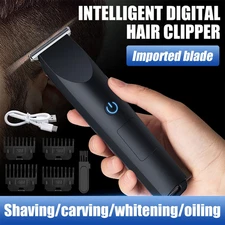 Cordless Beard Trimmer Electric Hair Clippers Cutting Men Barber Shaving Machine