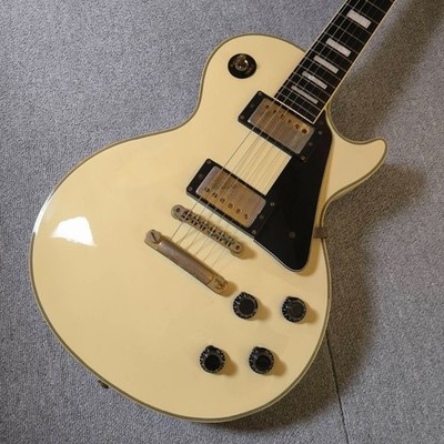 Burny Les Paul Custom Electric Guitar Diamond Inlay Randy Rhoads