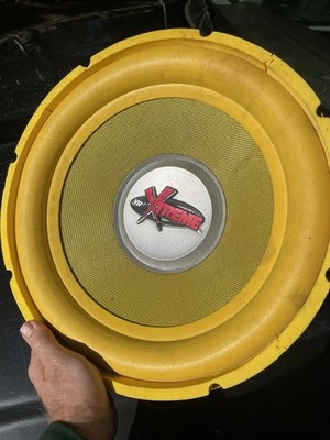 VTG Yellow Vr3 Xtreme 15'' Subwoofer OG VSW150 2002 Rare Vintage