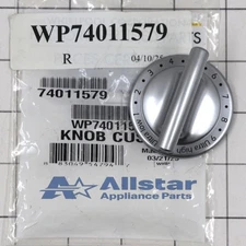 Whirlpool Range Control Knob WP74011579