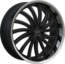 Ravetti M15 22x9 5x114.3 35 Gloss Black Stainless Lip Wheel Rim Fits Mustang Ravetti M15 22x9 5x114.3 35 Gloss Black Stainless Lip Wheel Rim Fits Mustang