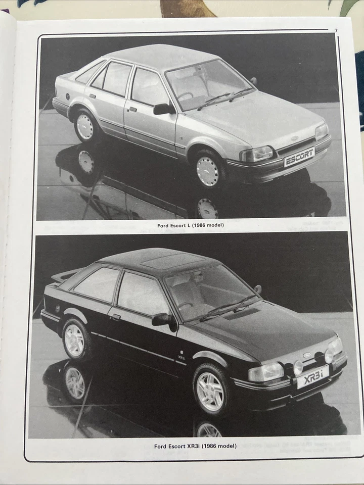 Ford Escort Mk3 & Mk4 (Petrol, Inc. XR3i & RS Turbo) Haynes Manual 1980-1988 - Image 2 of 3