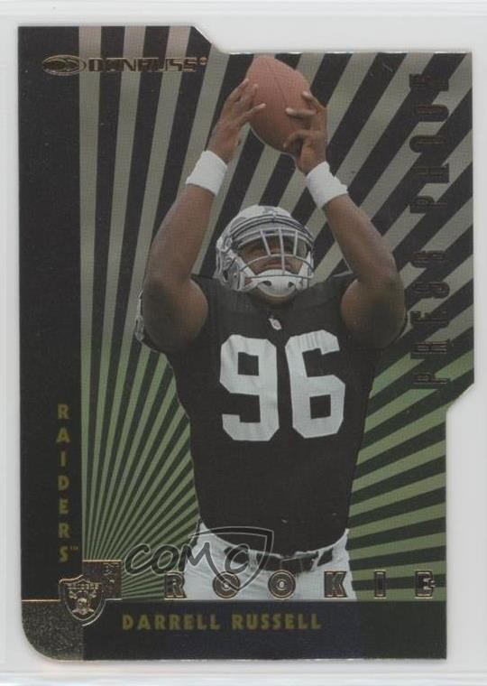 1997 Donruss Press Proof Gold Die-Cut /500 Darrell Russell #220 Rookie RC 0q3