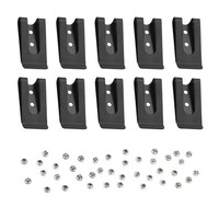 10Pcs 56X25Mm LöCher Metall Feder GüRtel Mantel Clip Verschluss Schnallen