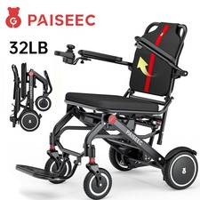 Lightweight 32Lb Foldable Electric Wheelchair Intelligent All Terrain Scooter US