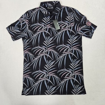 Travis Matthew Men's Medium Buzz Words Shirt ''Medinah Country Club'' Golf NWT