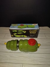 Funny Worm Vintage Battery Operated Kids Toy In Box Made In Taiwan