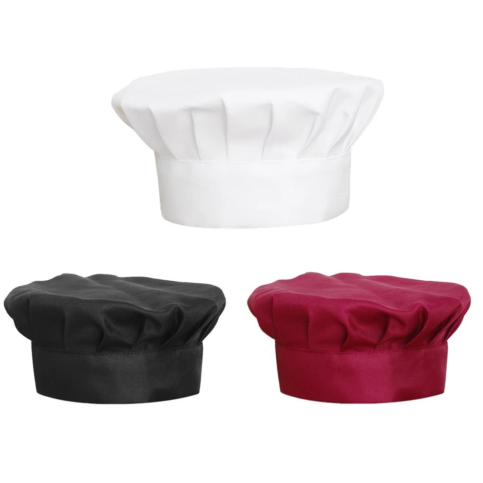 Hombres Mujeres Chef Sombrero Ajustable Gorra de Cocina Cocina Restaurante Hotel Prendas para la Cabeza Foto 2 de 3