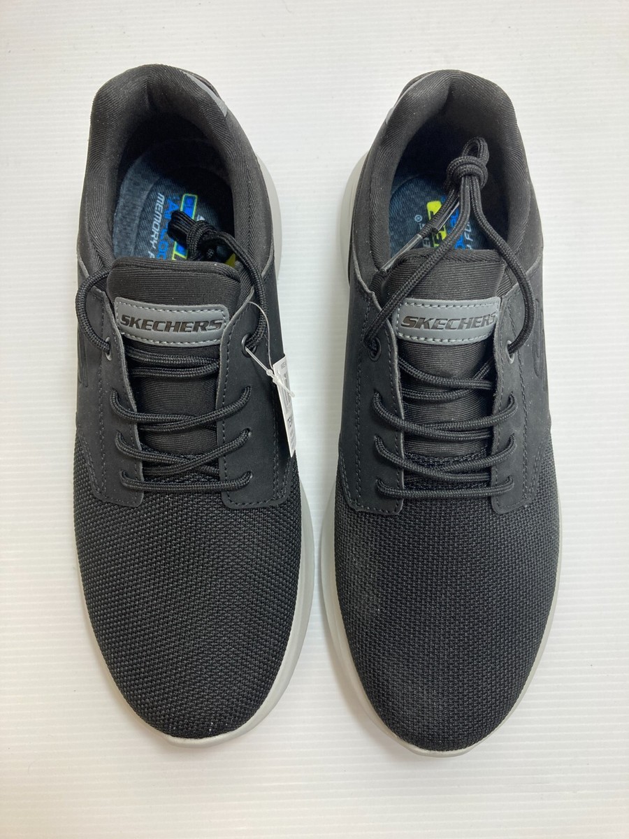 Skechers Men's Delson 58876 Black Casual Shoes Sneakers NEW Skechers Men's Delson 58876 Black Casual Shoes Sneakers NEW