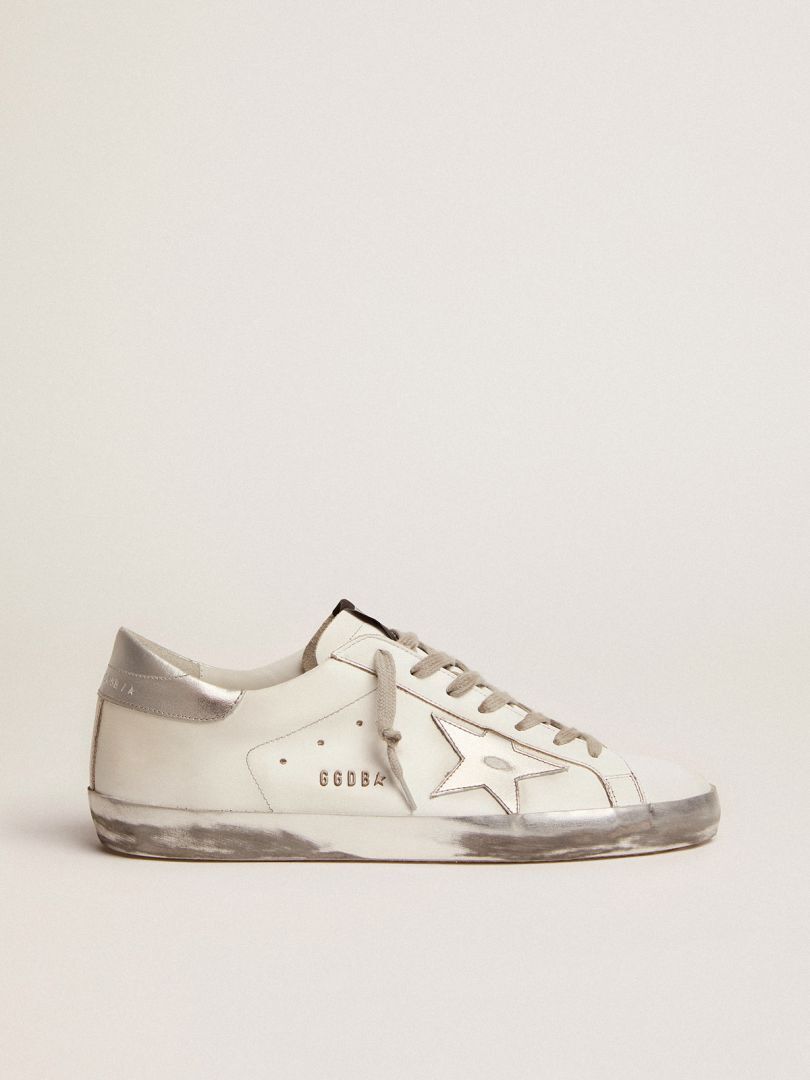 Golden lace-up flat low-top goose shoes