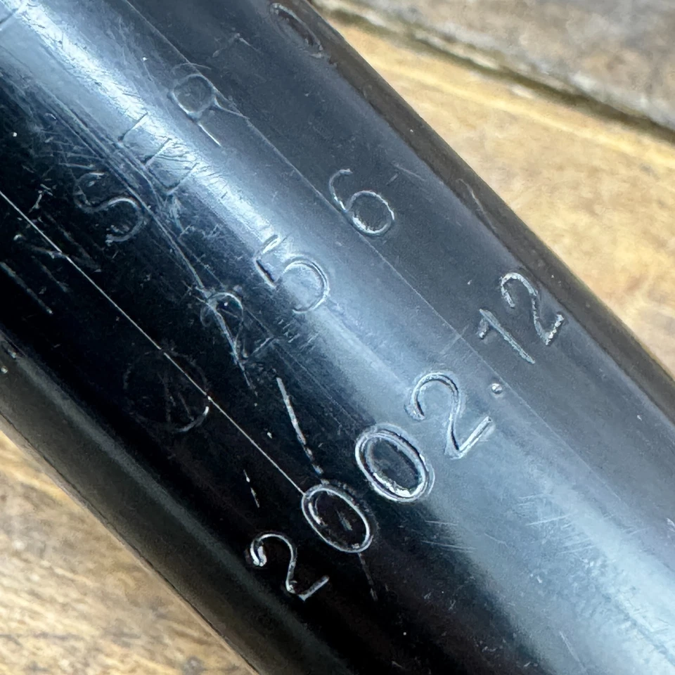 Tija de sillín SE Racing BMX 25,6 mm Mid School BMX 2002 13,5 pulgadas negra 00s Foto 4 de 4