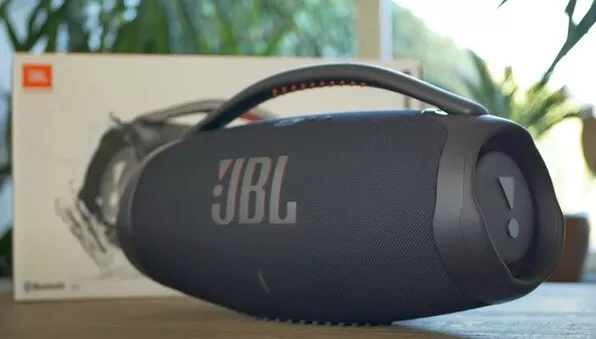 New JBL Boombox 3 Portable Bluetooth Speaker with 10,000mAh Battery (Black)  50036389075