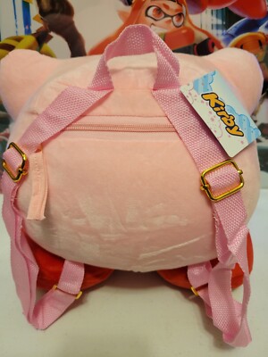Kirby Plush 13” Backpack by Bioworld Nintendo Smash Bro  display picture 3
