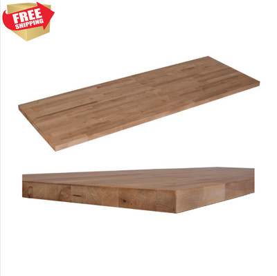 Wood Butcher Block Countertop Unfinished Birch Kitchen Work