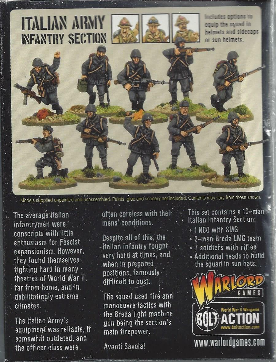 Bolt Action Italian San Marco Marines Infantry Section (10pz