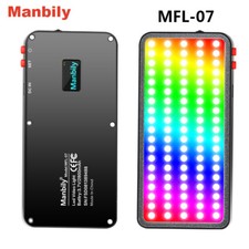 Manbily MFL-07 LED Video Light RGB Full Color Fill Light 8W 2800mAh 3000K-6500K