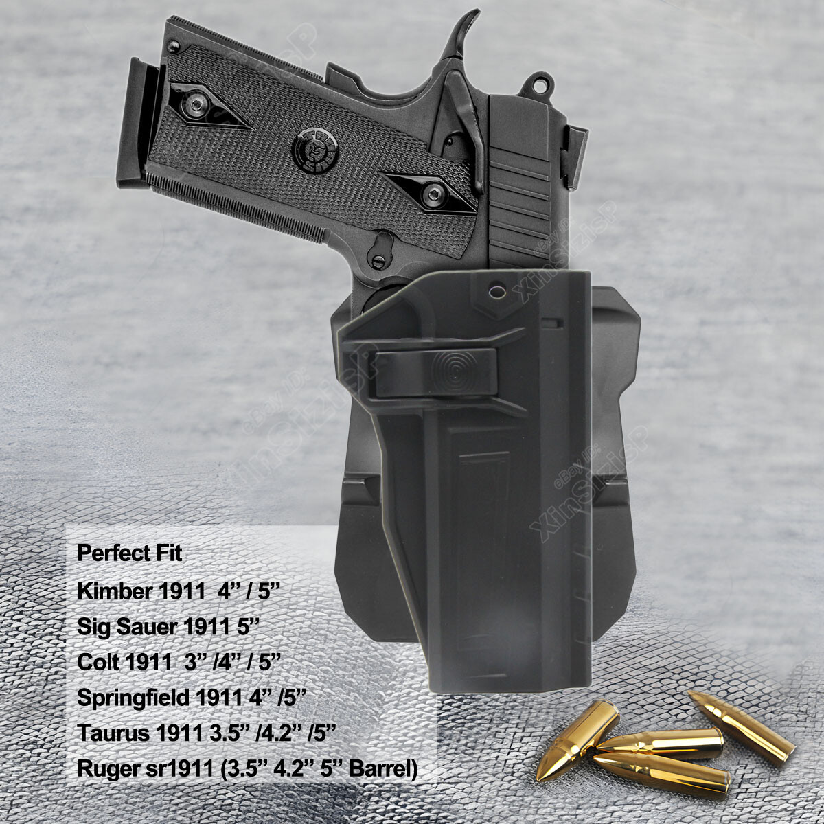 1911 Holster Fit Colt 1911 Taurus 1911 Colt 1911 Dan Wesson Specialist 1911 OWB