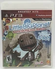 LITTLE BIG PLANET PS3 GAME OF THE YEAR EDITION Case Black Label Disc No Manual
