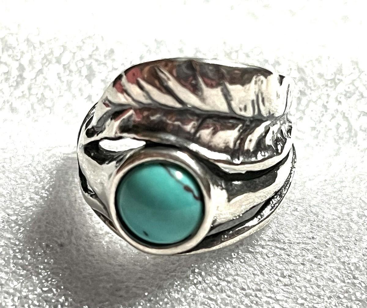 SILVER925 TURQUOISE DESIGN RING/シルバー/リング