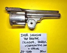 IVER JOHNSON TOP BREAK .38 SW CYLINDER BARREL EXTRACTOR CAM & SPRING 24-1586