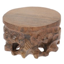 1PC Wooden Display Base Decorative Vase Base Rack Craft Ornament