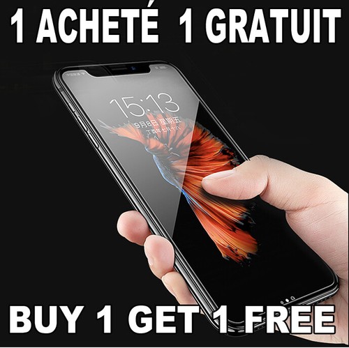 vitre verre trempe film protection écran iPhone 5/C/SE/6/7/8/X/R/S/11/PRO/MAX - Photo 7 sur 19