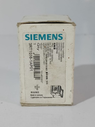 SIEMENS SIRIUS 3RT1066-1AP01 CONTACTOR 20 A 600V AC - Picture 3 of 8