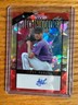 2023 Leaf Vivid | Jordy Vargas | Technicolor Auto Red Crystal  3/8 T-jv2 Rockies