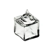 Glass 10mm Gas Cube 99.99% for Element Collection Argon Neon Krypton Oxygen