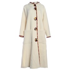 Isabel Marant Womens Earley Manteau In Yellow/ecru