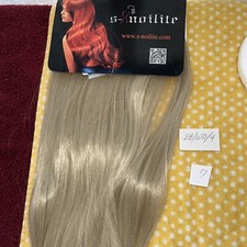 S-noilite Clip In Hair Extensions Blonde  NIP