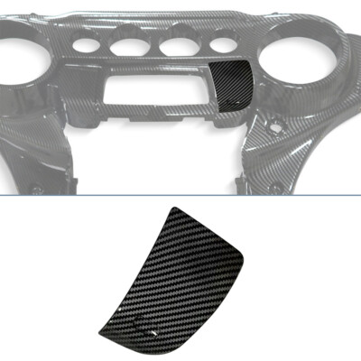 Carbon Fiber Look Inner Fairing Media Door For Harley Electra Street Glide 14-24