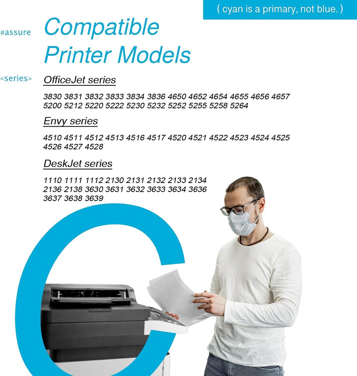 Remanufactured HP 302 Ink Cartridges Combo (Pack Of 2) - 1 Black And 1 Tri Color HP 302XL Ink Cartridges - Compatible With HP302, HP302XL, HP Deskjet 5220, 5230, 3630 Printers - View #11