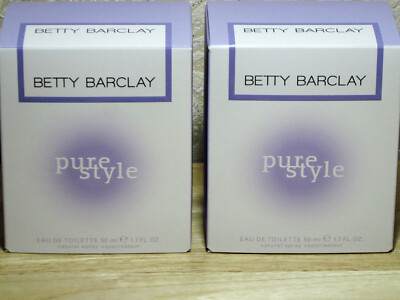 (369,90   /L), Betty Barclay pure style, 100 ml (2x 50 ml), Eau de Toilette, OVP