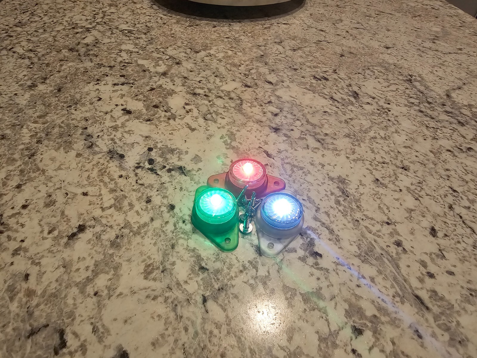 Navigation LED Lights, Kayak, canoe, Red, Green & White, Waterproof