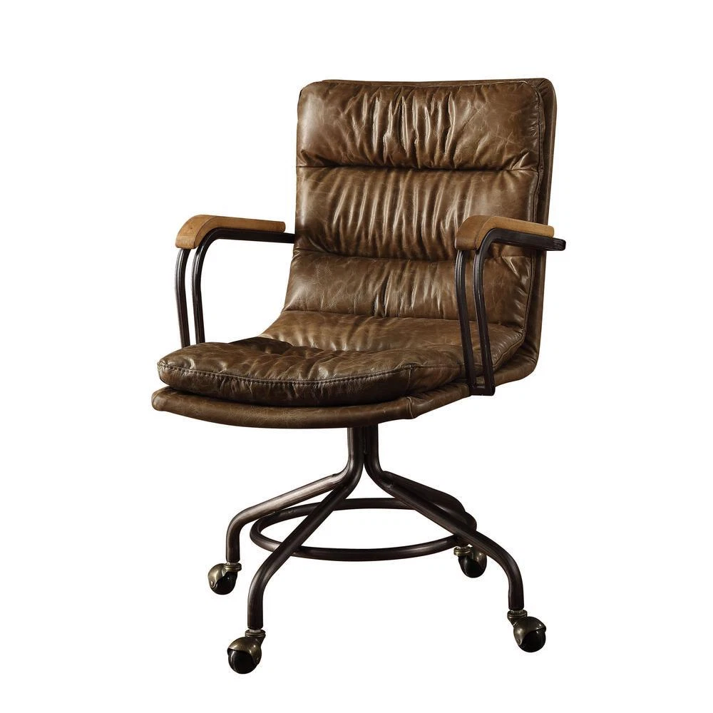 Best full grain leather office chair sale