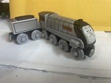 Thomas  Friends Wooden Railway Train Tank Engine - SPENCER WITH TENDER Gray