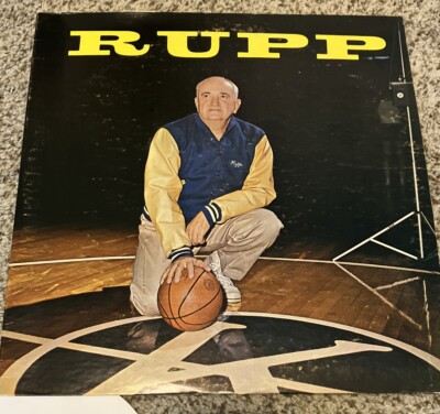 RUPP Coach Adolph Rupp LP UK University of Kentucky Wildcats