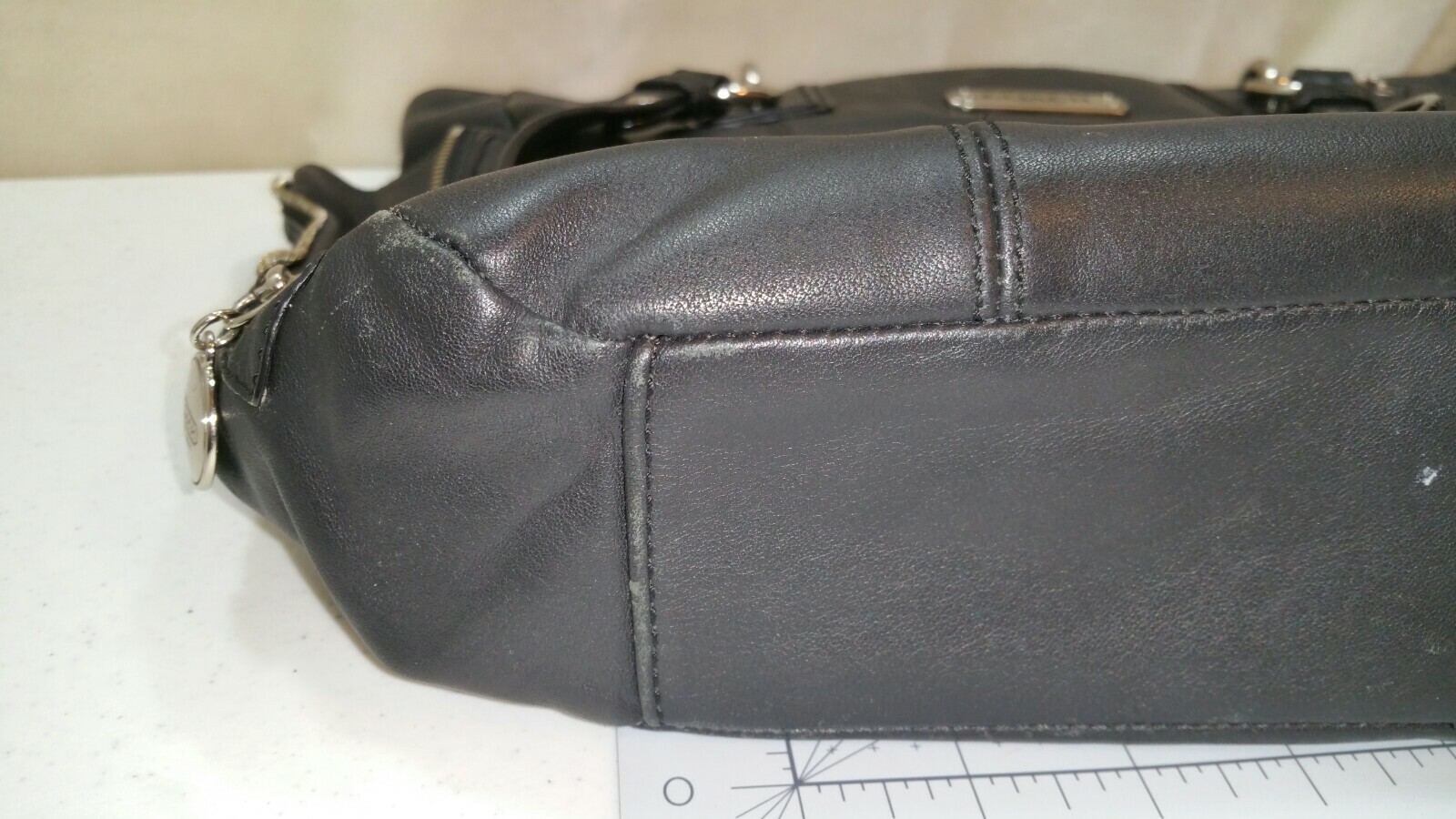 RARE AUTHENTIC COACH GALLERY LEATHER ZIPPER TOTE G129… Gem