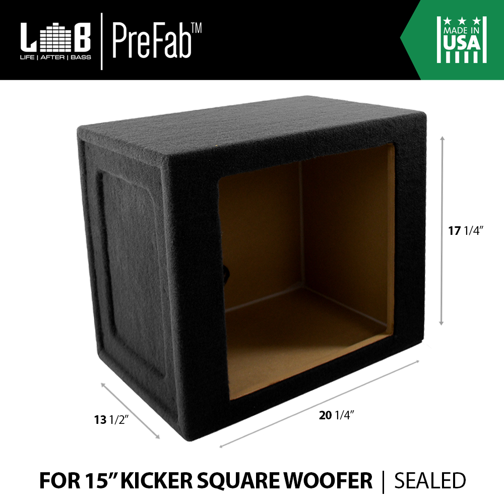 2.15 ft³ Sealed Enclosure Box for 15