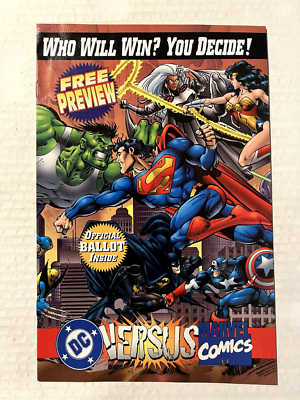 DC VS MARVEL #1 2 3 4 COMPLETE SERIES INCLUDES PREVIEW COMIC
