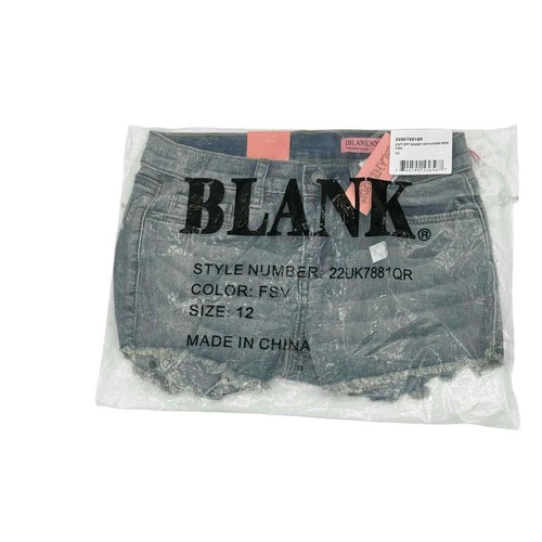 BLANKNYC Girls THe Mini Astor Blue Cut Off Denim Short Size 12 NWT - Picture 11 of 12