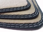 Beige links Velours Fußmatten, Fußmatten fürs Auto
