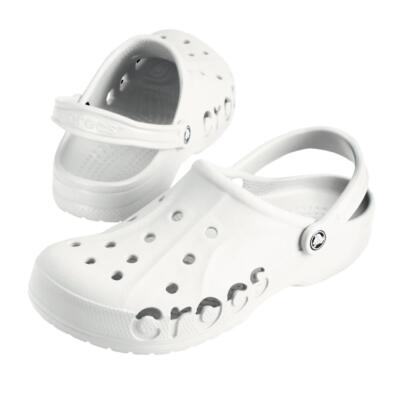 White Crocs Classic Clog Unisex Men Women Slip On Water Shoes Sandals 10001 New