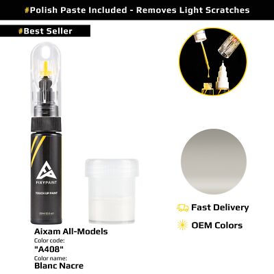 Touch up Paint for Aixam All Models Code: A408 Blanc Nacre