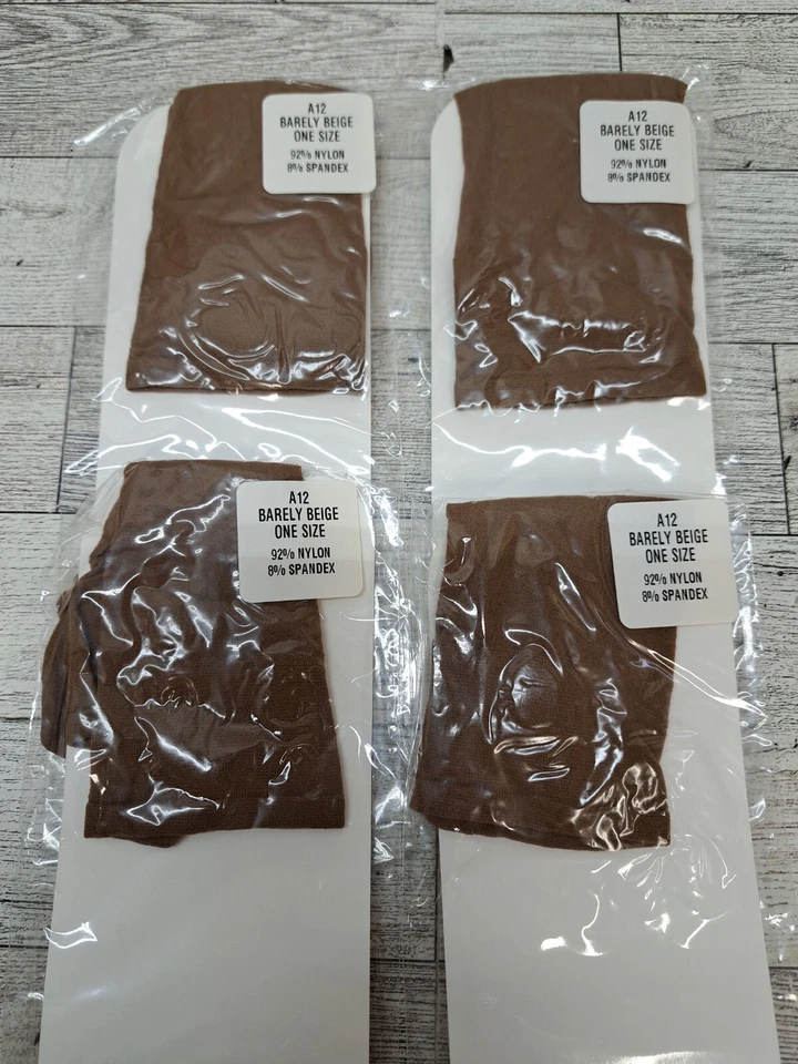 Medias de Colección Garantizadas Nacionales Hasta la Rodilla A12 Apenas Beige Talla Única 11 Par Nuevas.  Foto 4 de 4