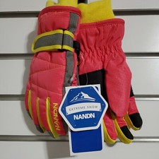 Snow Gloves Kids Small Pink Yellow