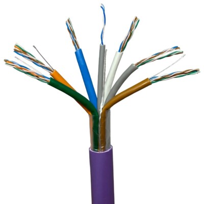 25m raucharmes CAT5e Kabel 25 Paar mehradrig UTP Ethernet Netzwerk LAN RJ45 LSZH